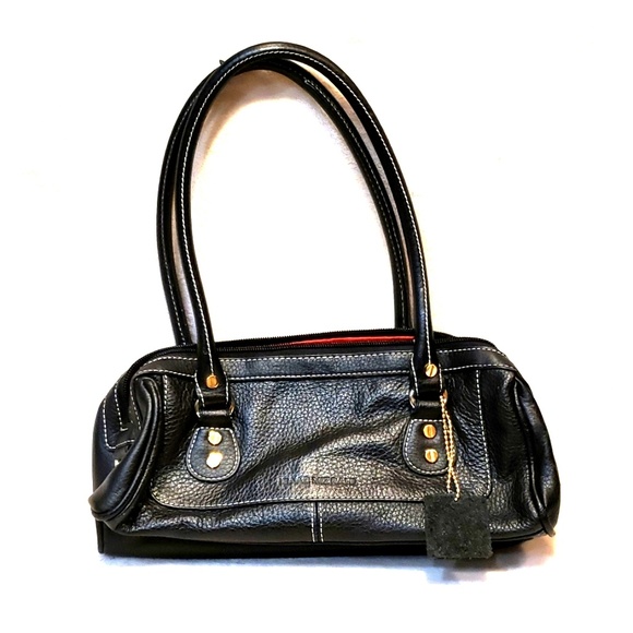 Isaac Mizrahi Black Handbag - Picture 1 of 8